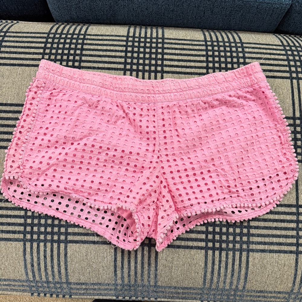 Lilly Pulitzer x Target Pink Eyelet Shorts